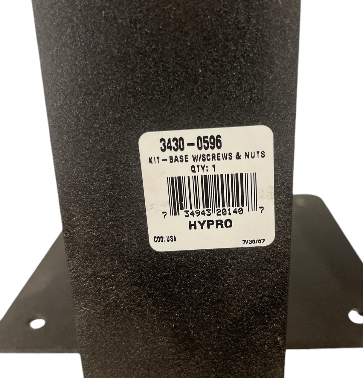 Hypro Base Kit with Screws and Nuts for Cleanload Chemical Eductor - 3430-0596