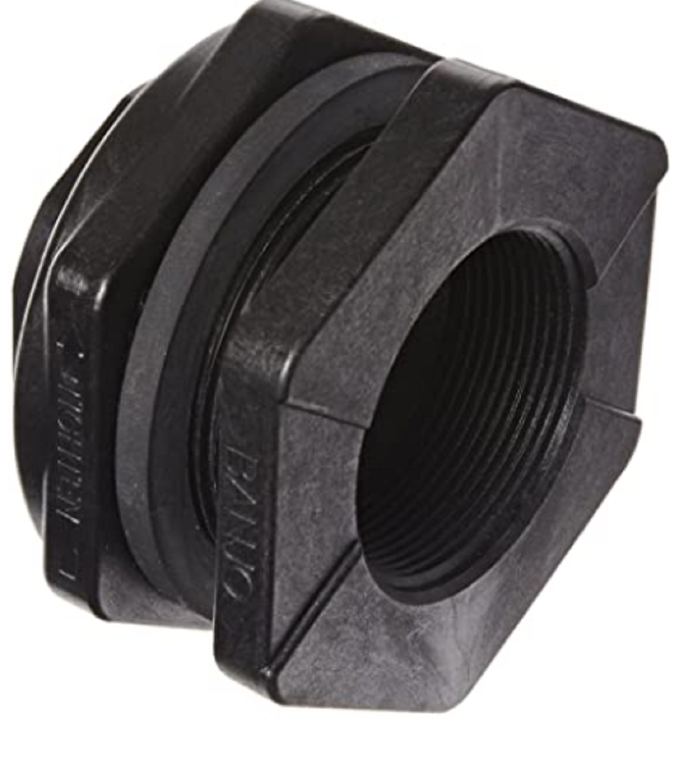 Banjo Poly Bulkhead Tank Fitting With EPDM Gasket 2" - TF200