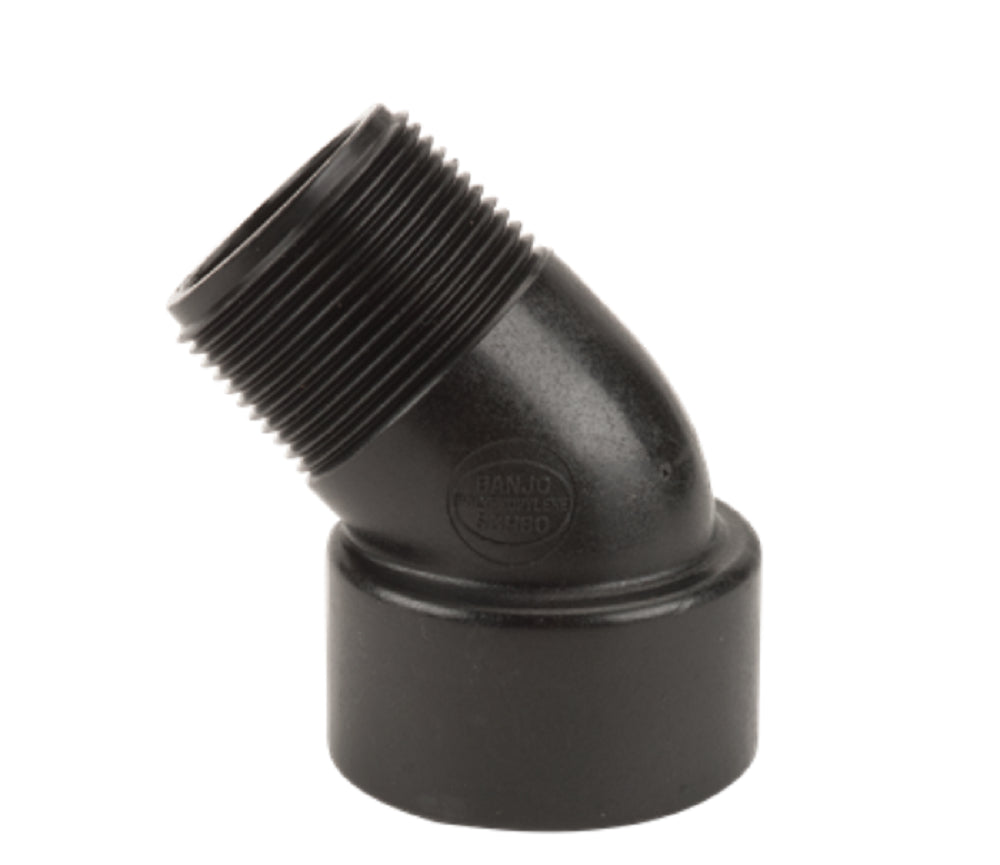 Banjo 45 Degree Poly Street Elbow 1-1/4" - SL125-45