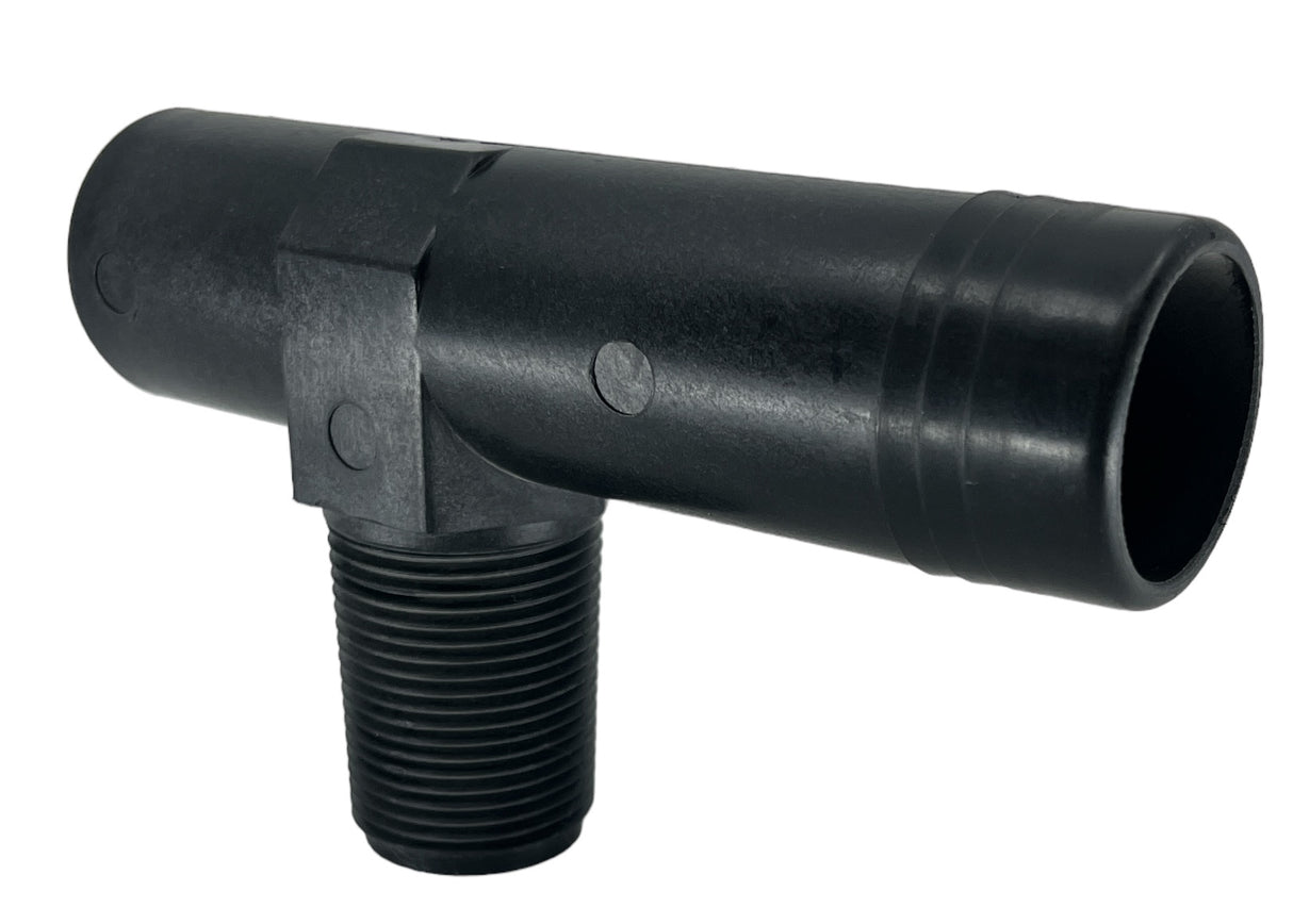 Banjo 90 Degree Hose Barb Reducer Elbow 1½" Hose Barb X 1" MPT - HBEL150/100-90