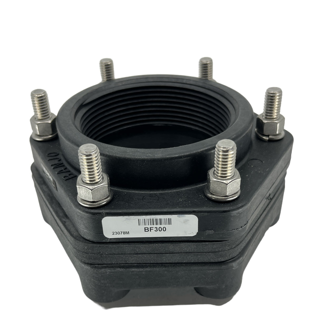 Banjo Threaded Bolted Tank Flange with EPDM Gasket 3" X 3" - BF300