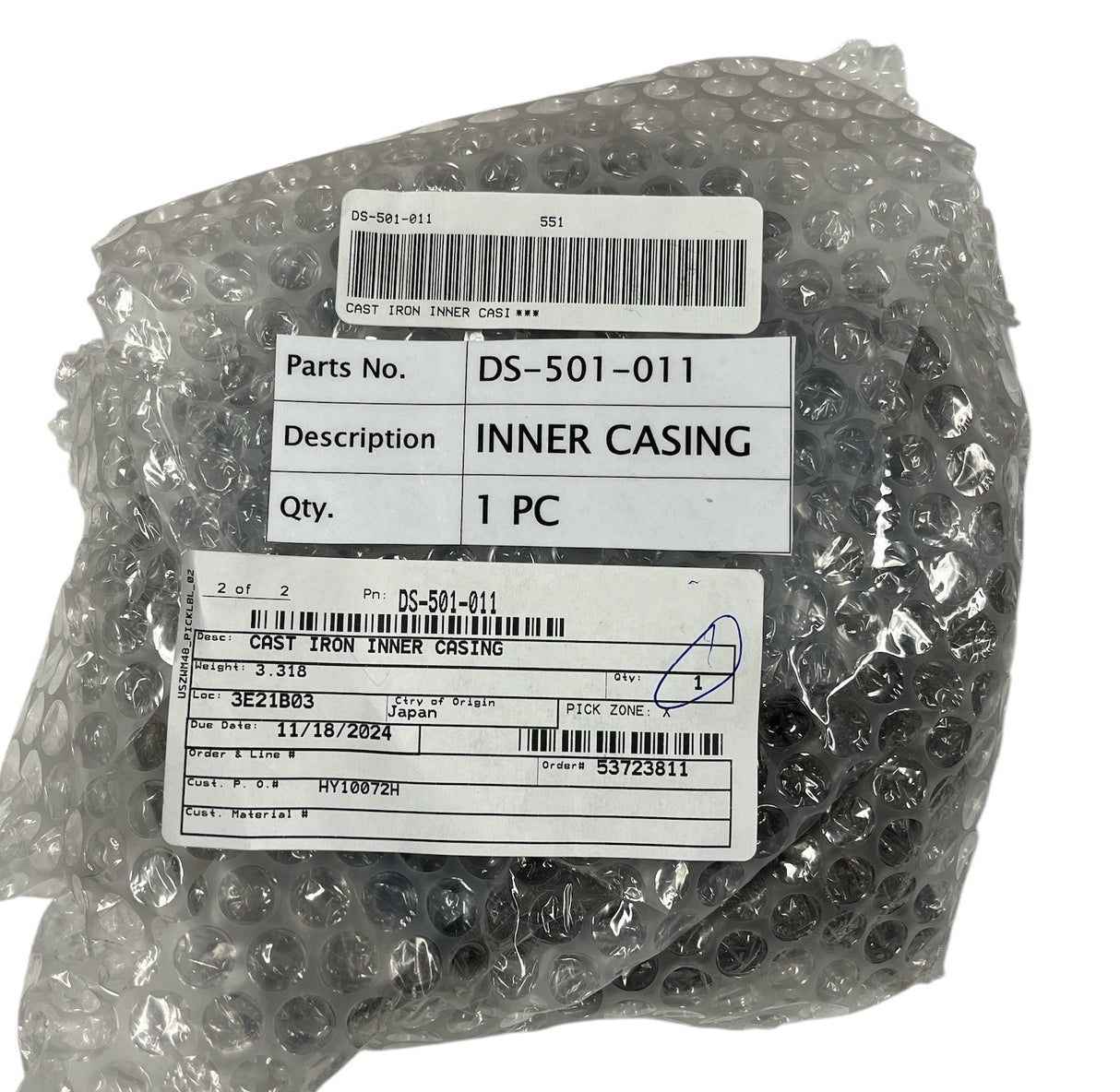 Hypro Cast Iron Inner Casing For 1572 SPX Series Pump, Replacement - DS-501-011