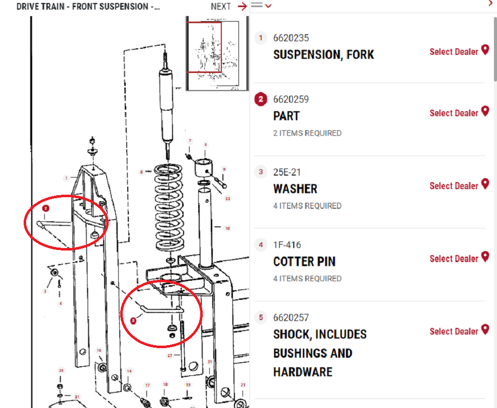Agco Stabilizer For 115/116/120, 210, 215/216 & 220/230 Spra-Coupe SF - 6620259