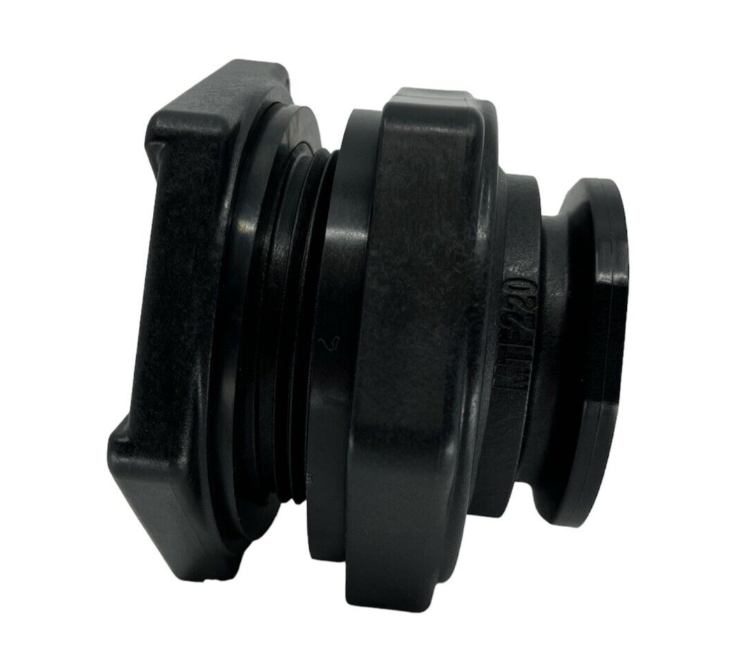 TerreMax Manifold Bulkhead Poly Fitting 2" FP Flange X 2" Female NPT - MTF220