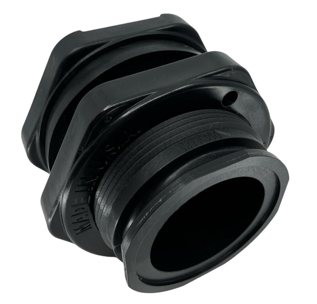 TerreMax Manifold Bulkhead Poly Fitting 3" FP Flange X 3" Female NPT - MTF300