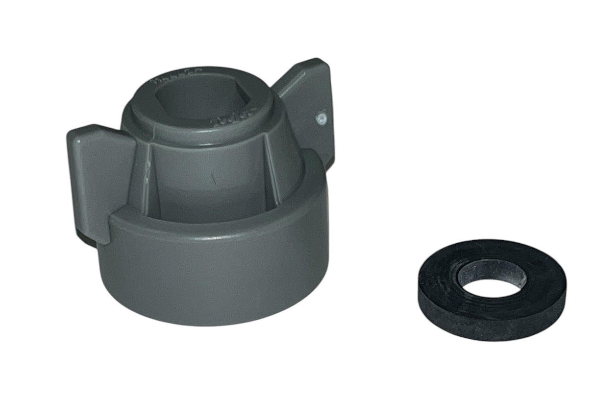 TeeJet Gray Spray Tip Quick Cap And Gasket Assembly - 114443A-9-CELR