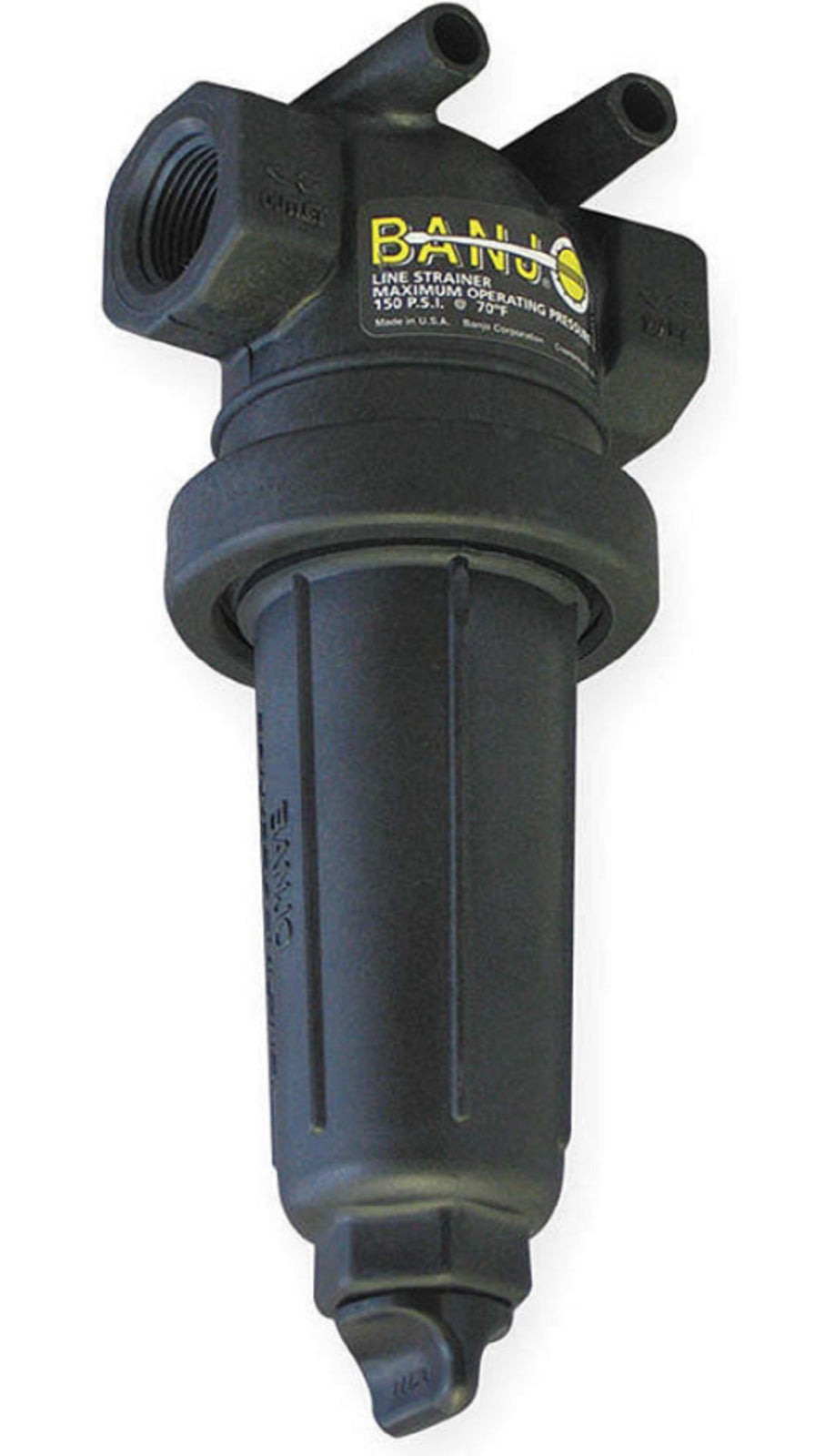 Banjo 1 Inch FPT Tee Strainer With 50 Mesh Stainless Steel Screen - LST100-50