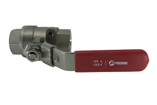 Hypro 1/2" Female Pipe Thread 316SS Ball Valve, 1000 PSI, Max 320 Degree - 78-12