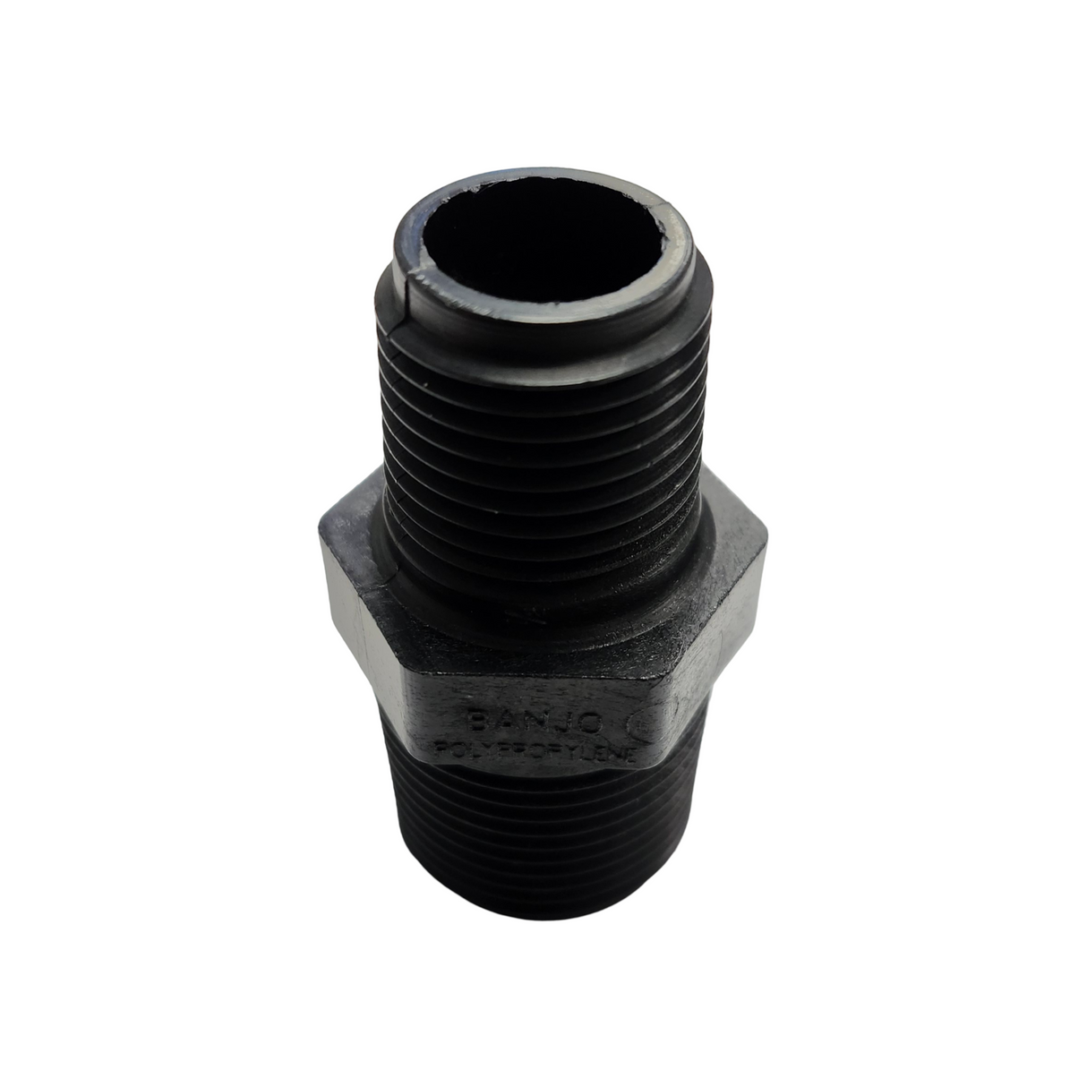 Banjo Poly Reducer Nipple Pipe Fitting 3/4" MNPT X 1/2" MNPT - RN075-050