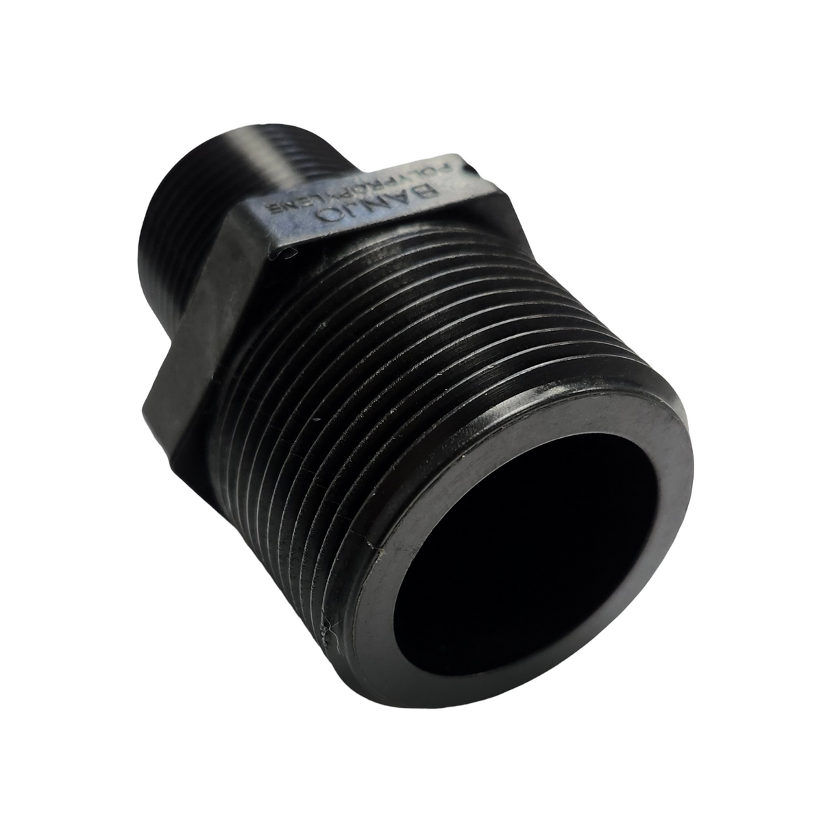 Banjo Poly Reducer Nipple Pipe Fitting 1-1/4" MNPT X 1" MNPT - RN125-100