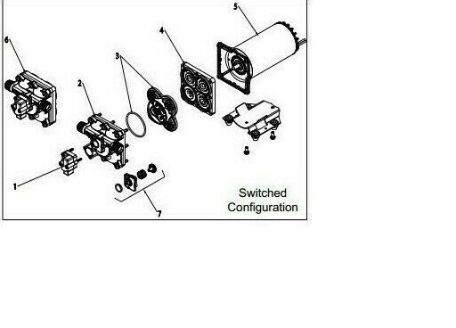 Shurflo Replacement Part Kit Viton Valve Assembly 505X - 94-910-05