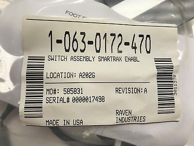 Raven Smartrax Foot Switch Assembly - 063-0172-470