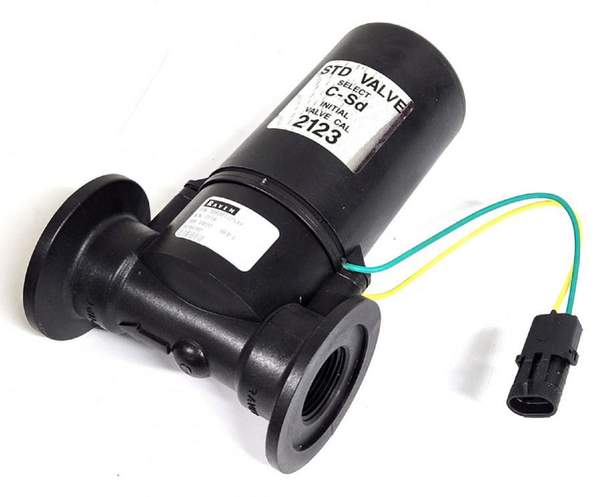 Raven 1 in Poly Control Valve, 90 Degree, Weather-Pack Connection - 063-0172-133