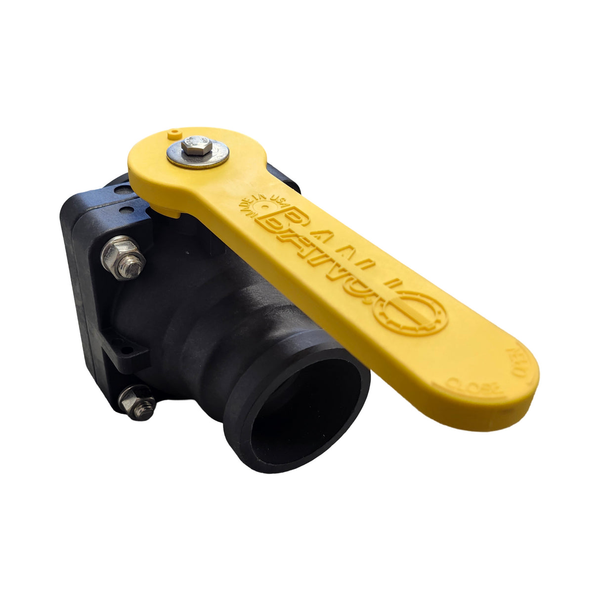 Banjo Manifold Flange Stubbly Ball Valve 2" FP Flange X 2" Male - MVSF220FP