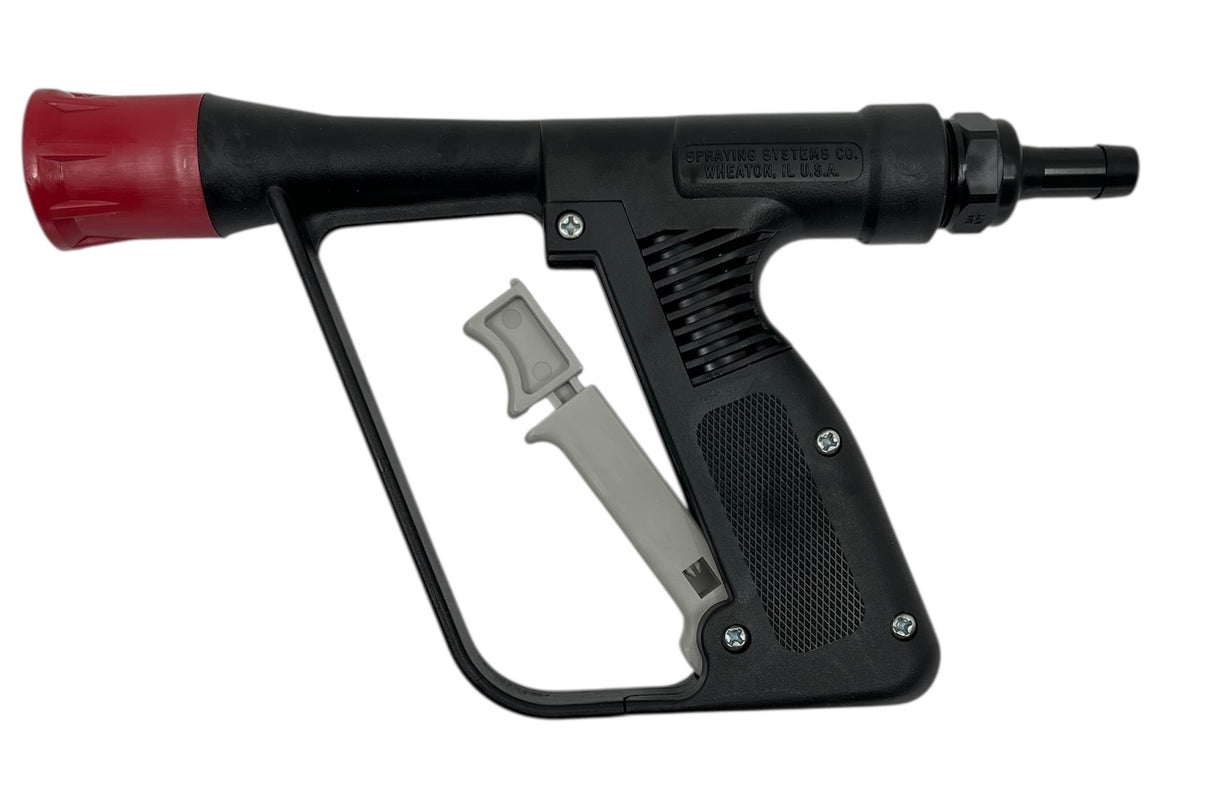 TeeJet Lawn Spray Gun With Red 4 GPM Nozzle And 1/2" Hose Barb Swivel Inlet Adapter - 25660-1-4.0