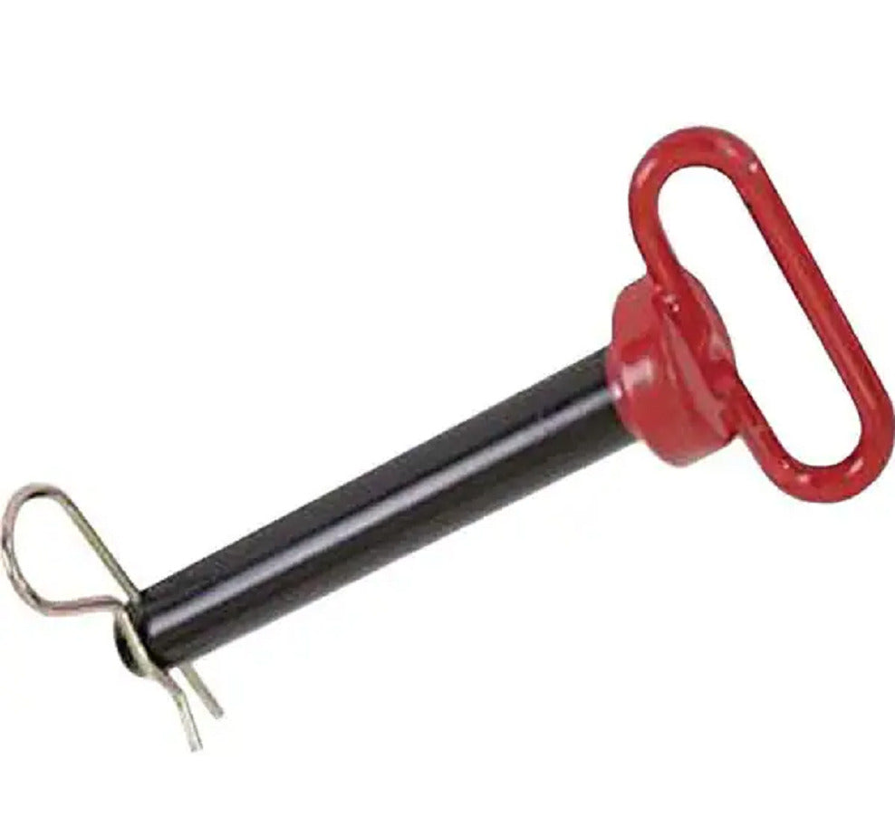 Double HH Heat Treated Hitch Pin 1-1/8" Diameter x 8-1/2" Useable Length - 00163