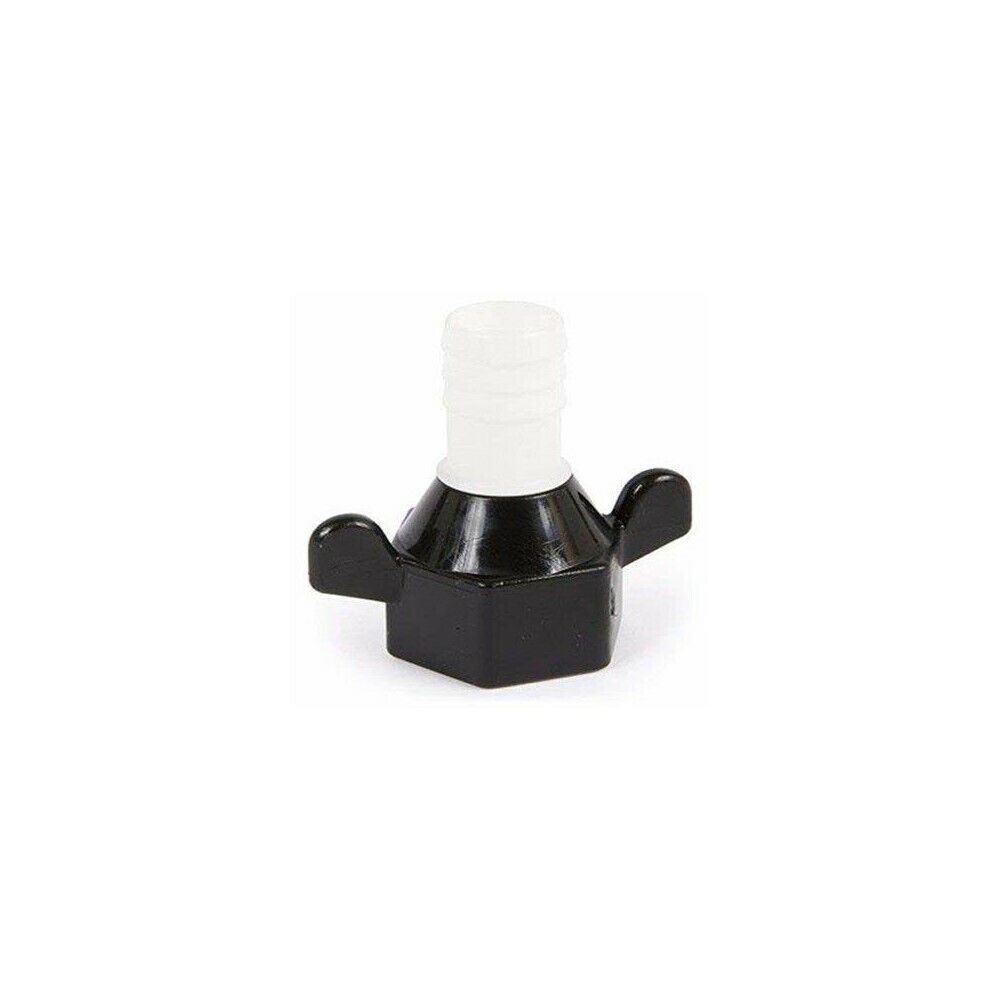 Shurflo Polypropylene Hex Swivel Straight 1/2 FNPT x 3/4 Barb - 234-2946