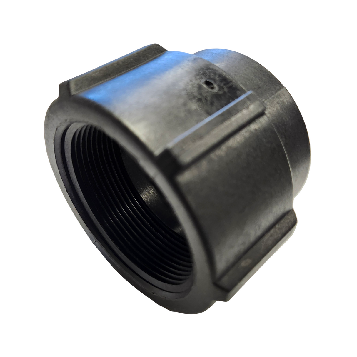 Banjo Black Poly Pipe Reducer Coupling 2" FNPT X 1-1/2" FNPT - RC200-150