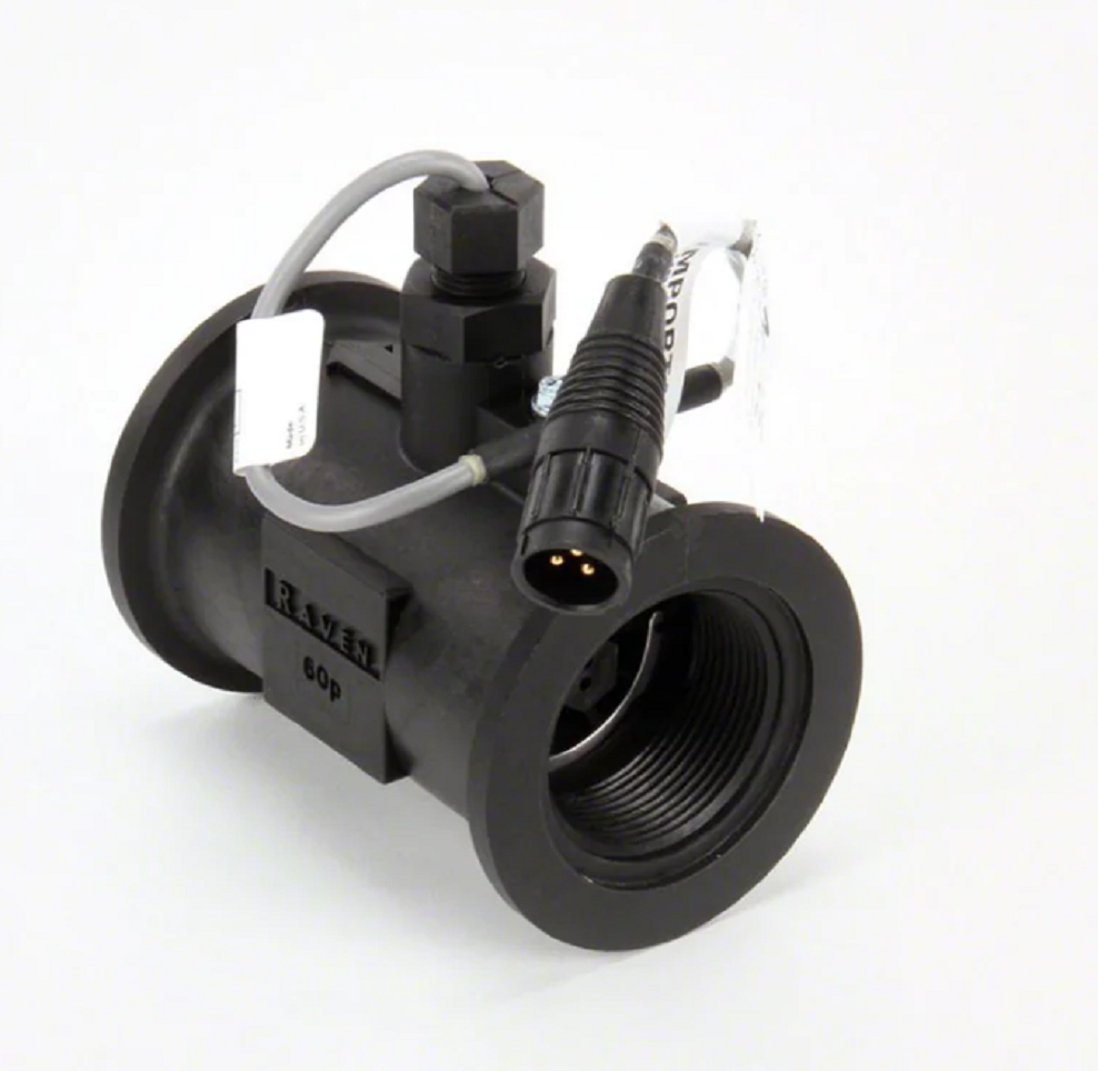 Raven RFM 60P Flow Meter M200 Flange and 1-1/2" FPT Inlet/Outlet - 063-0171-985