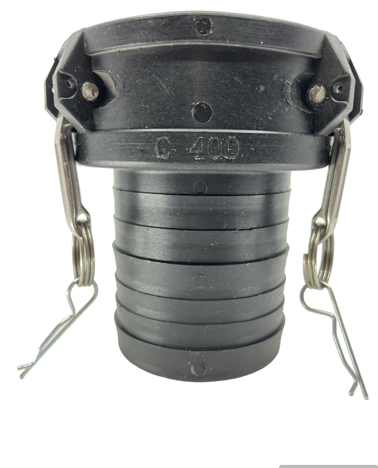 TerreMax 4 inch Female Coupler x 4 inch Hose Barb Camlock Couplings - 400C