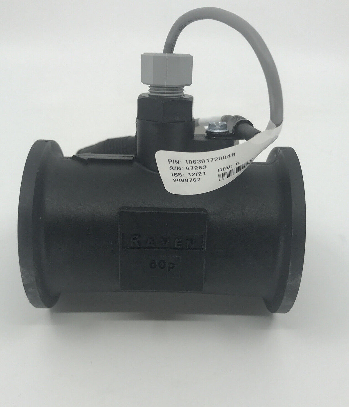 Raven RFM 60P Flow Meter M200 Flanged and 1-1/2" NPT Fitting, 1-60 GPM - 504212D1