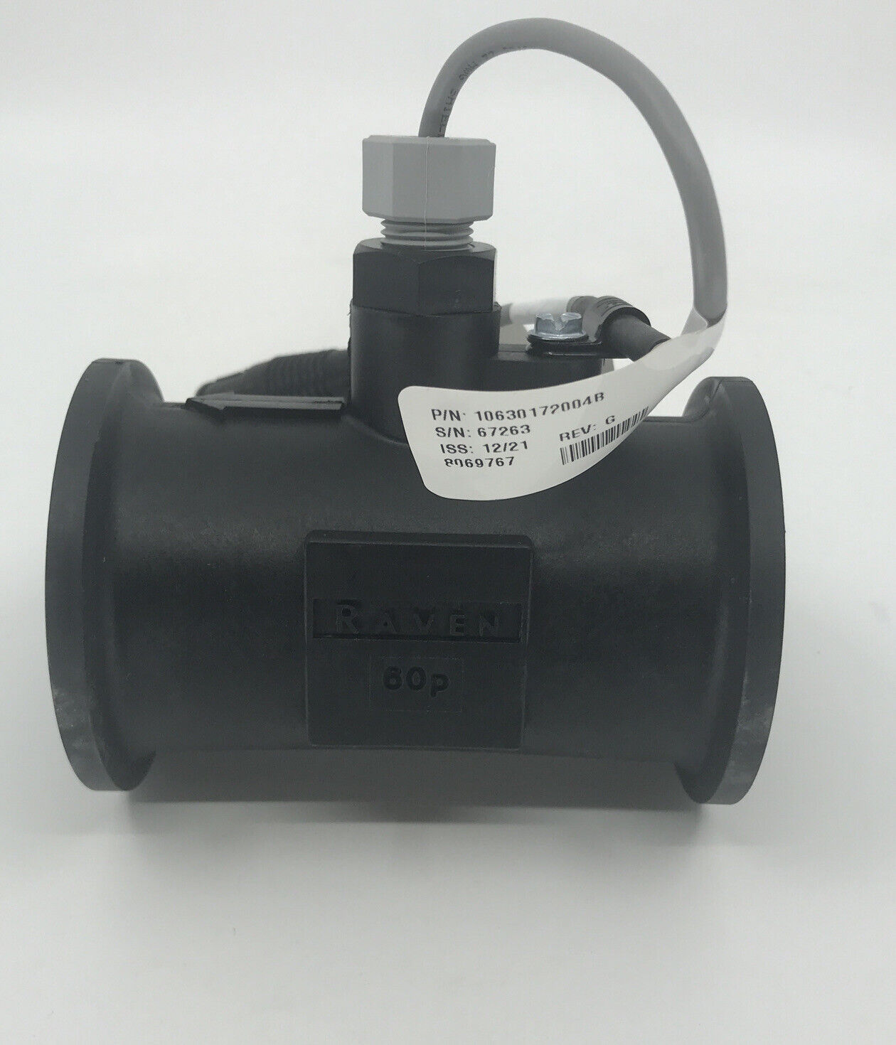 Raven RFM 60P Flow Meter M200 Flanged and 1-1/2" NPT Fitting, 1-60 GPM - 504212D1