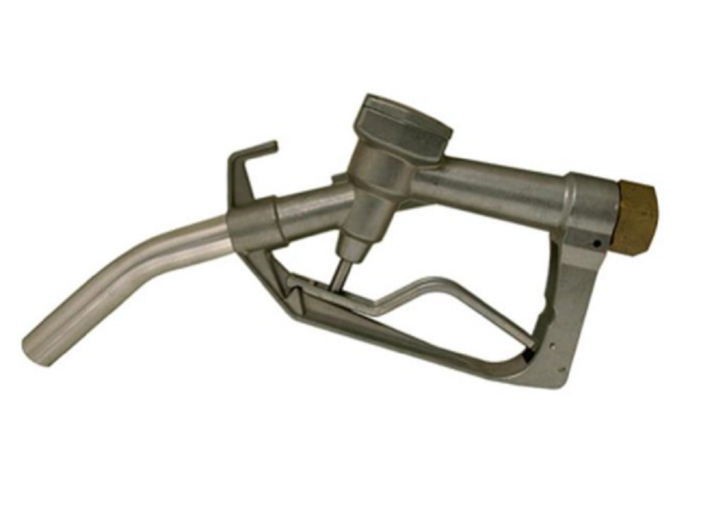 Apache 1 Inch Manual Gravity Flow Fuel Nozzle Aluminum Body, 15/16" Spout - 99000229