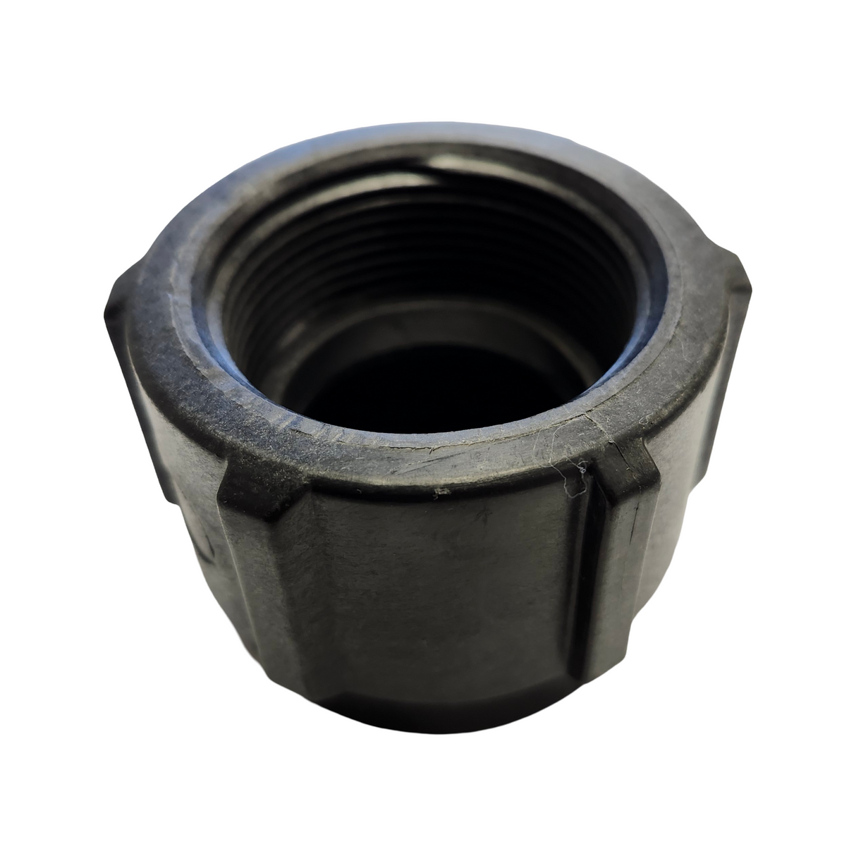 Banjo Black Poly Pipe Reducer Coupling 1-1/2" FNPT X 1-1/4" FNPT - RC150-125