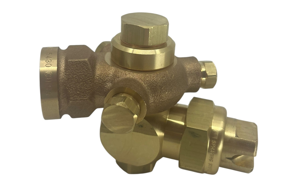 TeeJet Single Swivel Boomless Spray Nozzle Off-Center Flat Spay Tip - 4629-3/4-TOC40