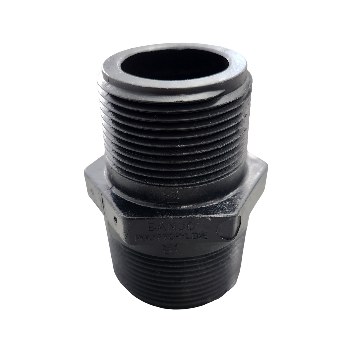 Banjo Poly Reducer Nipple Pipe Fitting 1-1/2" MNPT X 1-1/4" MNPT - RN150-125