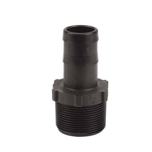 Banjo Poly Hose Fitting Adapter 1-1/2" Male Thread X 1-1/4" Barb - HB150-125
