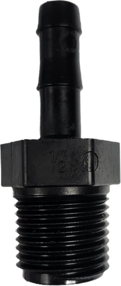 Banjo Hose Fitting 3/8" Male Thread X 1/2" Hose Barb - HB038-050