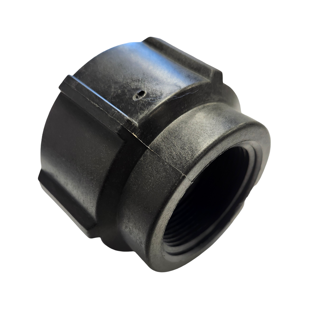 Banjo Black Poly Pipe Reducer Coupling 2" FNPT X 1-1/2" FNPT - RC200-150