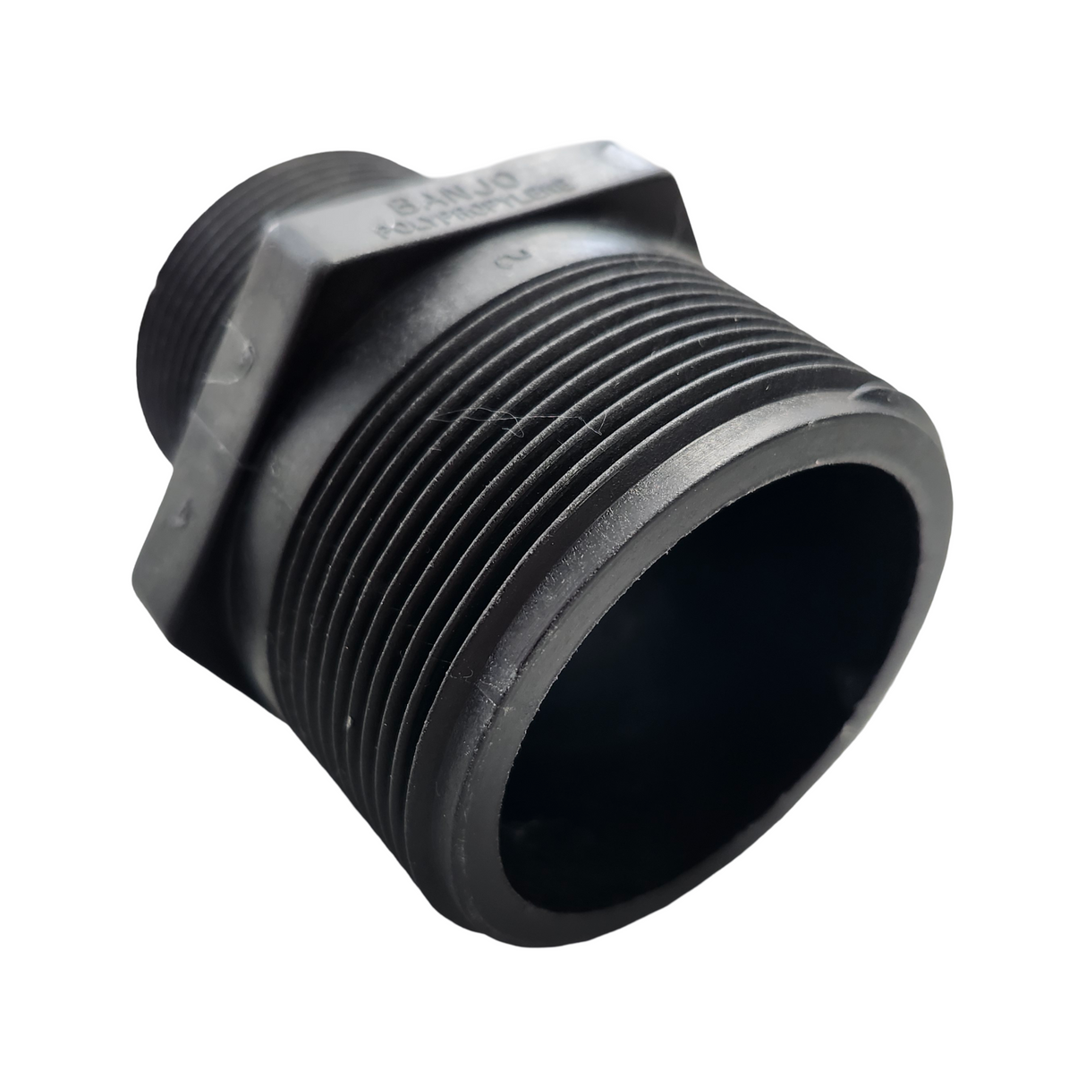 Banjo Poly Reducer Nipple Pipe Fitting 2" MNPT X 1-1/2" MNPT - RN200-150