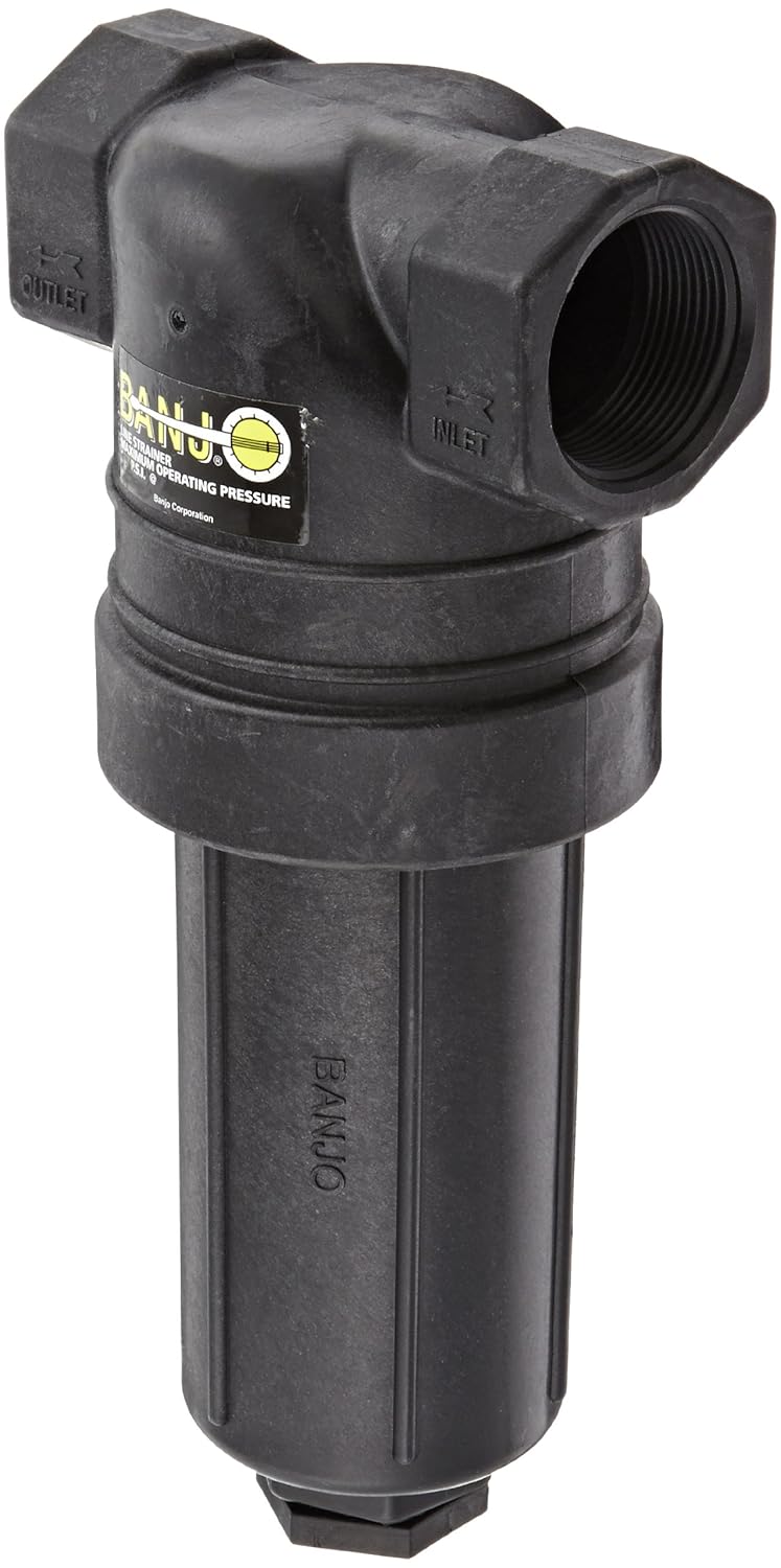 Banjo T Strainer With 50 Mesh Stainless Steel Screen 1-1/2" X 1-1/2" - LST150-50