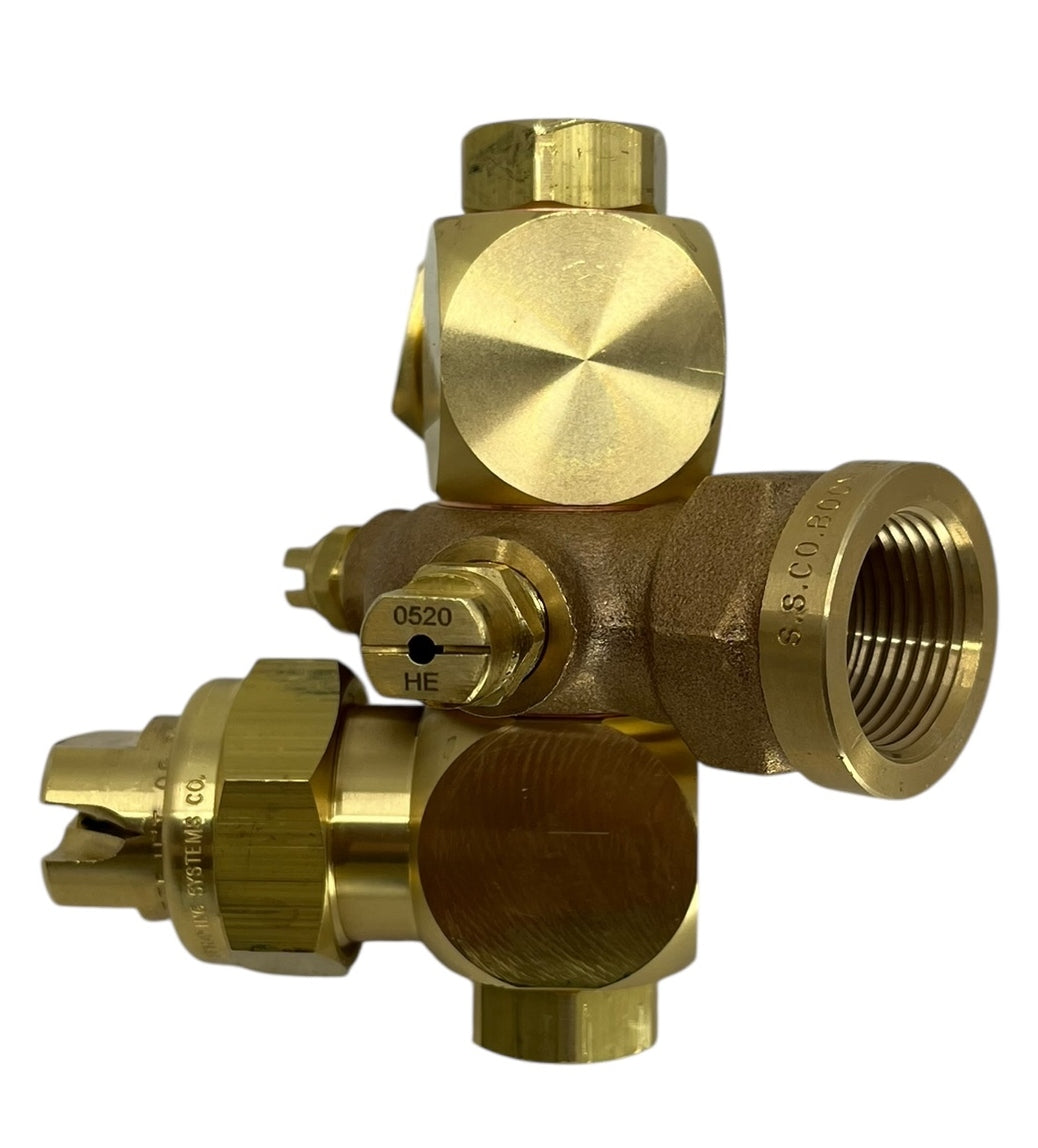 TeeJet Extra Wide Flat Spray BoomJet Boomless Nozzle Top Inlet - 5430-3/4-2TOC20