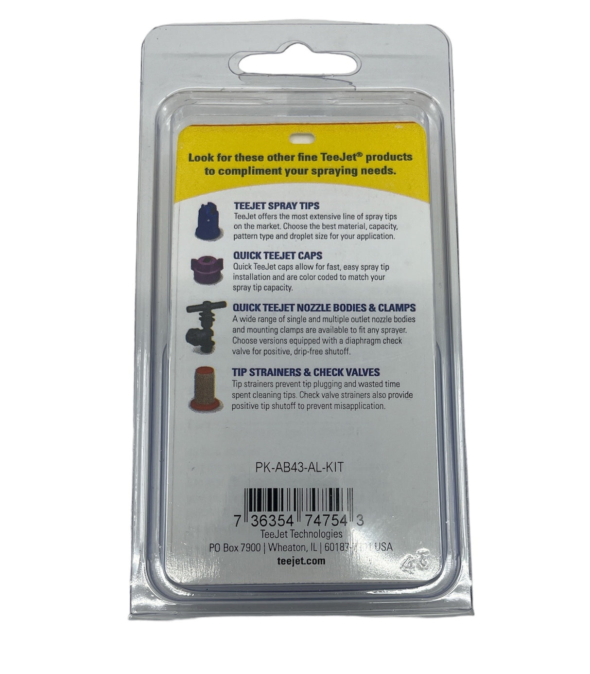 TeeJet Repair Kit for AA43L Gunjet- PK-AB43-AL-KIT