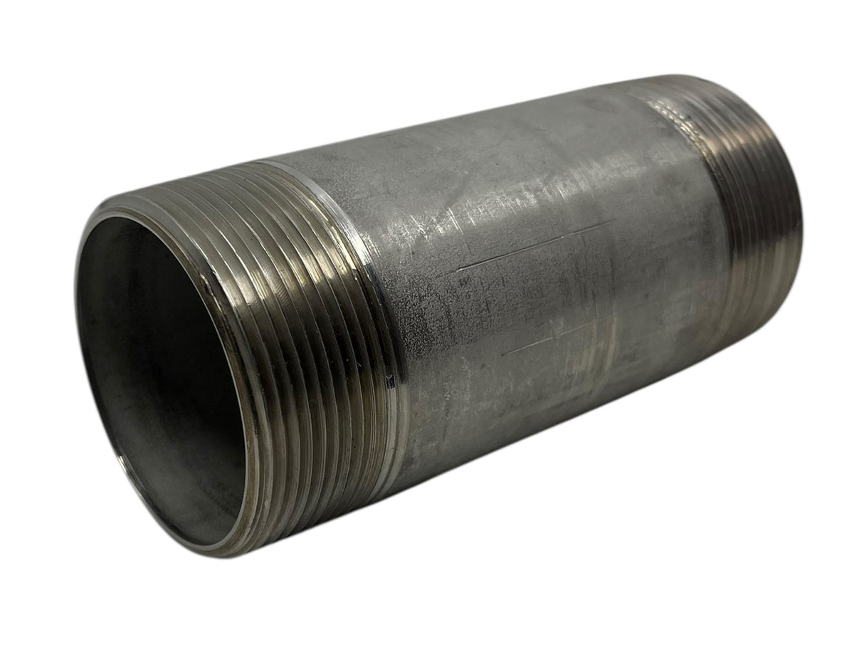 Hypro Stainless Steel Nipple 304 Stainless Steel 2" MNPT x 5" - 7200500