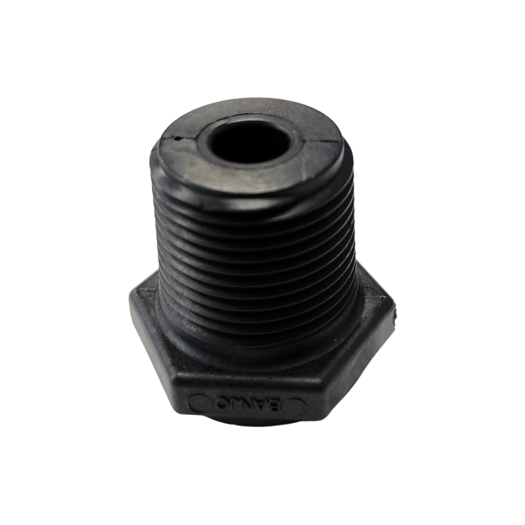 Banjo Poly Pipe Reducer Bushing 3/4" MPT X 1/4" FPT - RB075-025