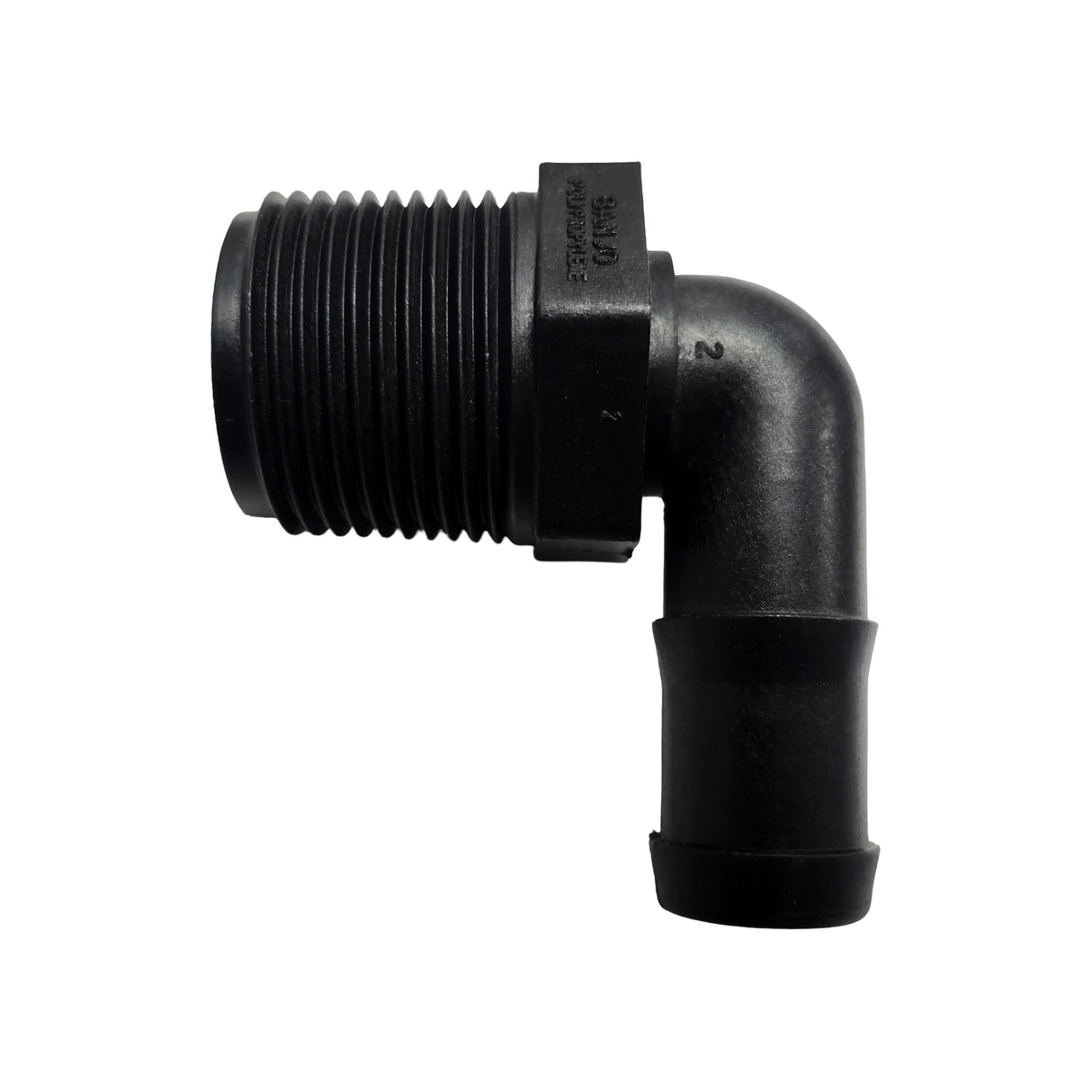 Banjo 90 Degree Hose Barb Fitting 1" MNPT X 3/4" Barb - HB100/075-90