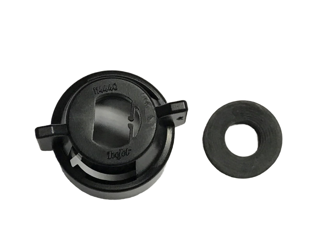 TeeJet Black Cap and Gasket For Smaller Capacity Flat Spray Tips - 114441A-1-CELR