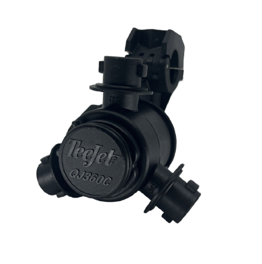 TeeJet Nozzle Body for 1/2" Wet Booms - 3 Spray Outlet - QJ363C-1/2-NYB