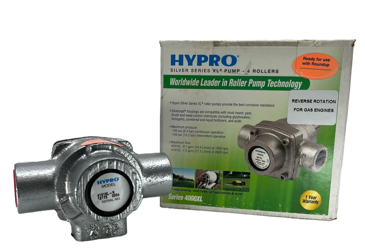 Hypro Reverse Rotation Silvercast Roller Pump, 7.2 GPM and 150 PSI - 4101XL-R