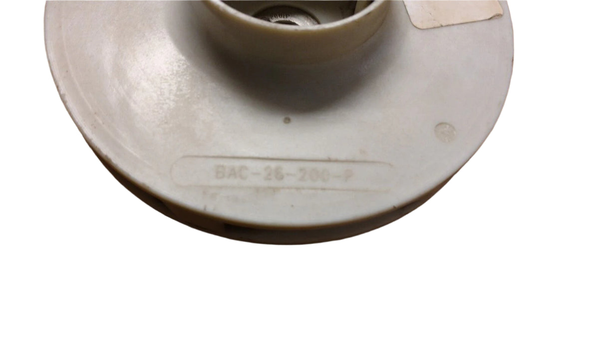 Ace Pumps Thermoplastic Impeller with Extended Keyway - BAC-26-200-P (40434)