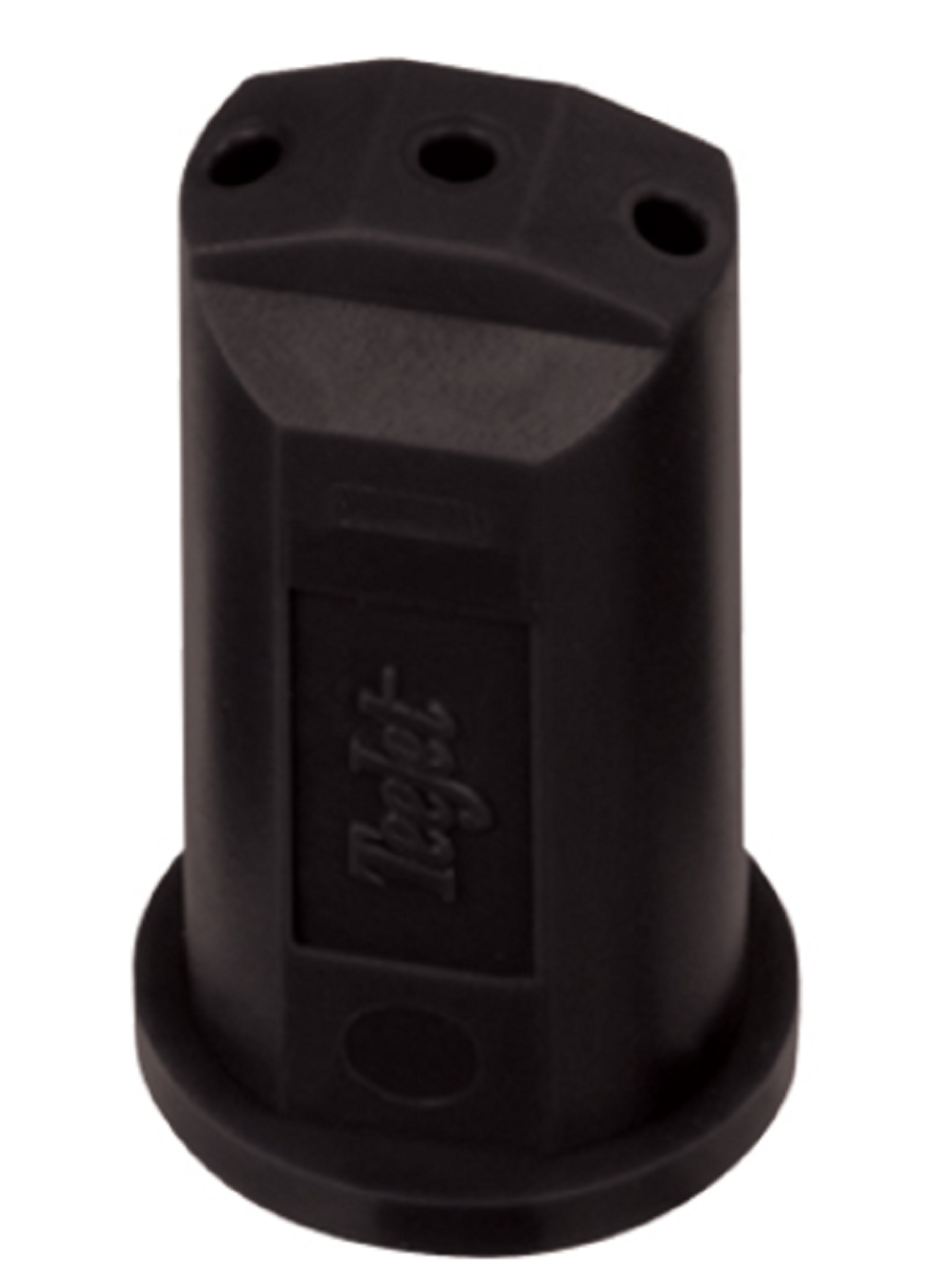 TeeJet StreamJet Solid Stream Fertilizer Spray Nozzles, 3 Hole, Black - SJ3-20-VP