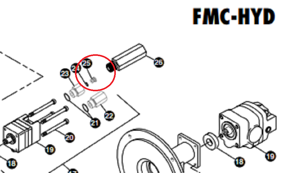Ace Pumps Orifice Restrictor Insert .109 For 206N, 210N Motors - BAC-79-7 (41456)