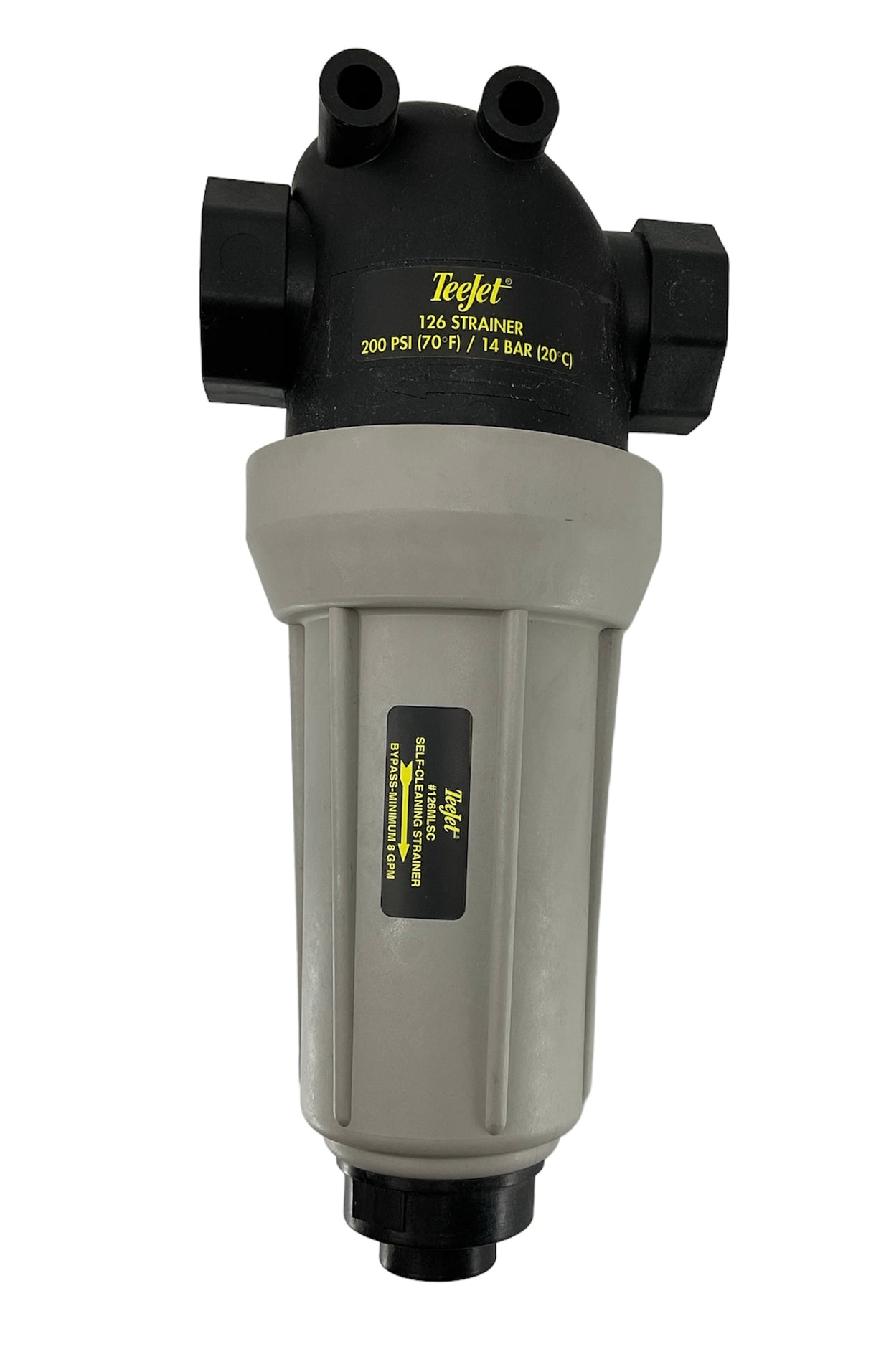 TeeJet Self Cleaning Line Strainer 50 Mesh 1-1/4" - AA126MLSC-5-50-VI