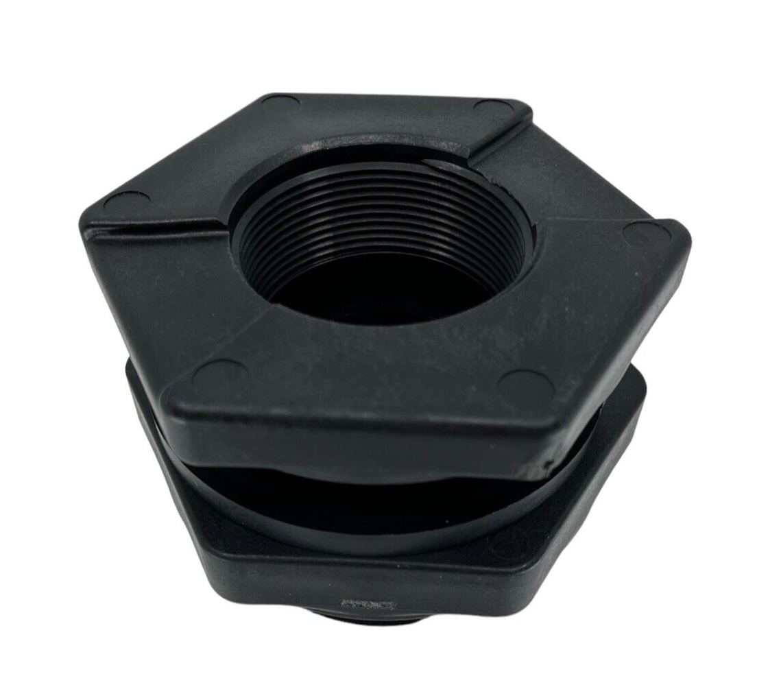 TerreMax Manifold Bulkhead Poly Fitting 2" FP Flange X 2" Female NPT - MTF220