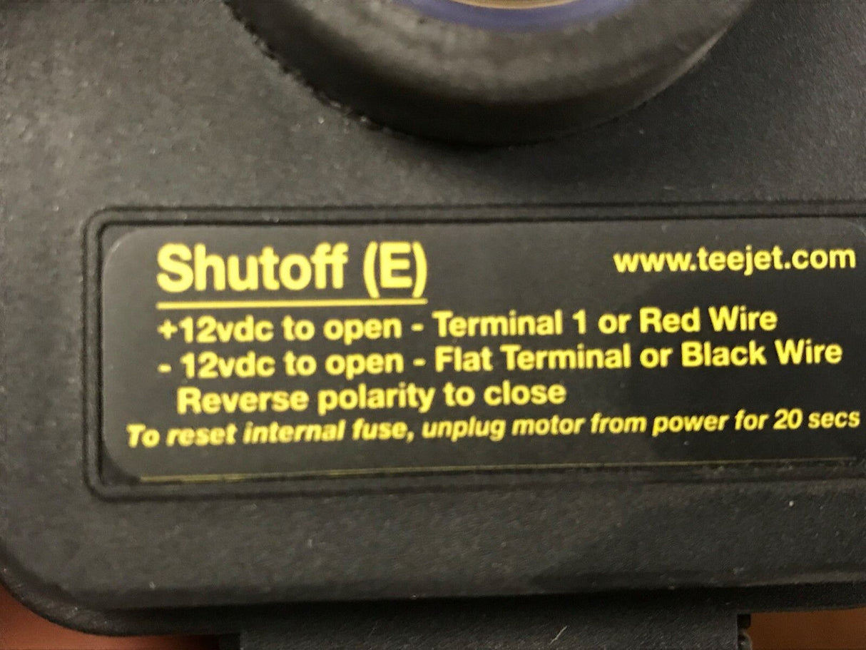 TeeJet BE Shut Off Motor E Series (REVERSING POLARITY) Bare Wire - 50533-22C05