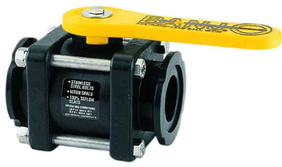 Banjo 2 Inch Full Port Manifold Flange Ball Valve - MV220CF